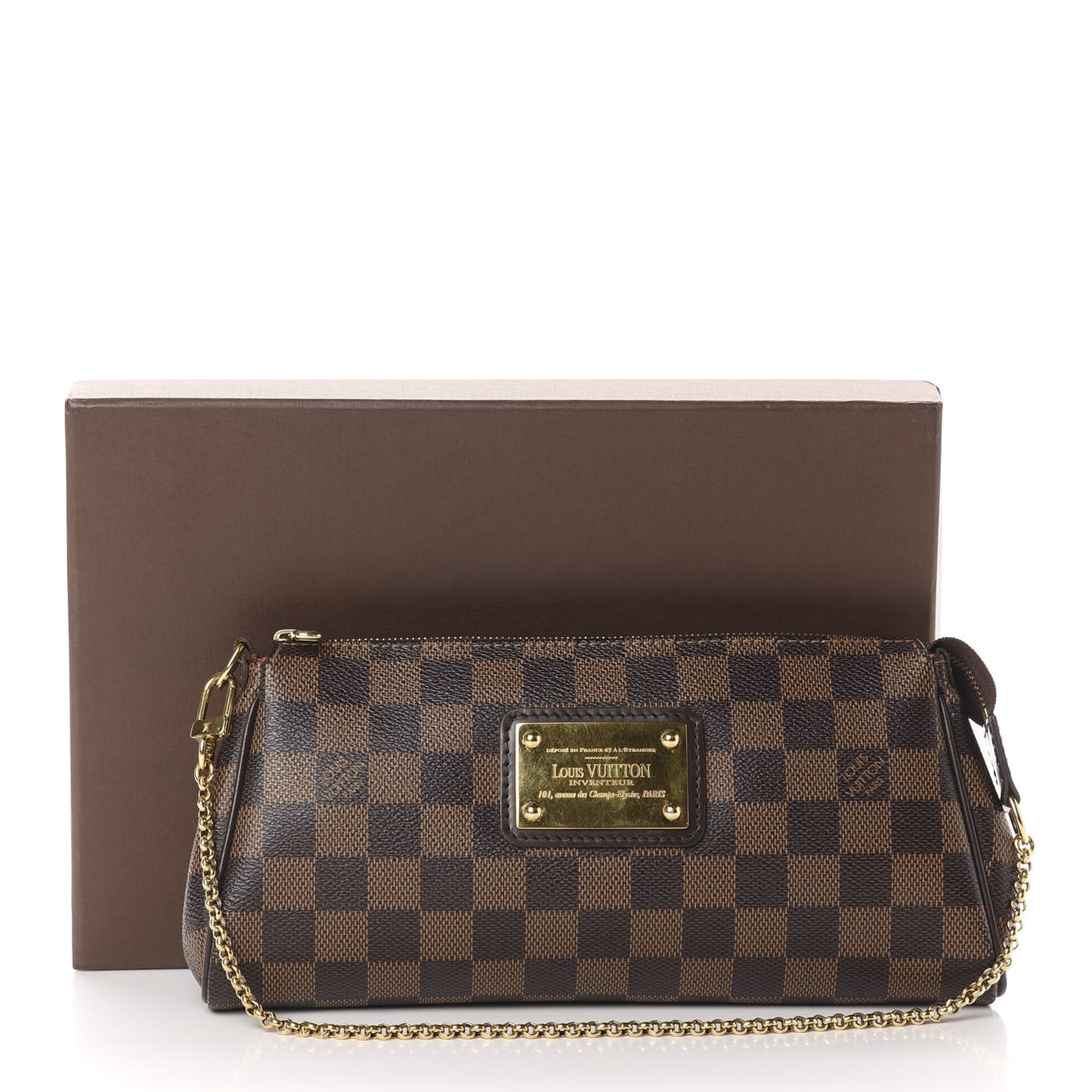 Damier Ebene Eva Clutch