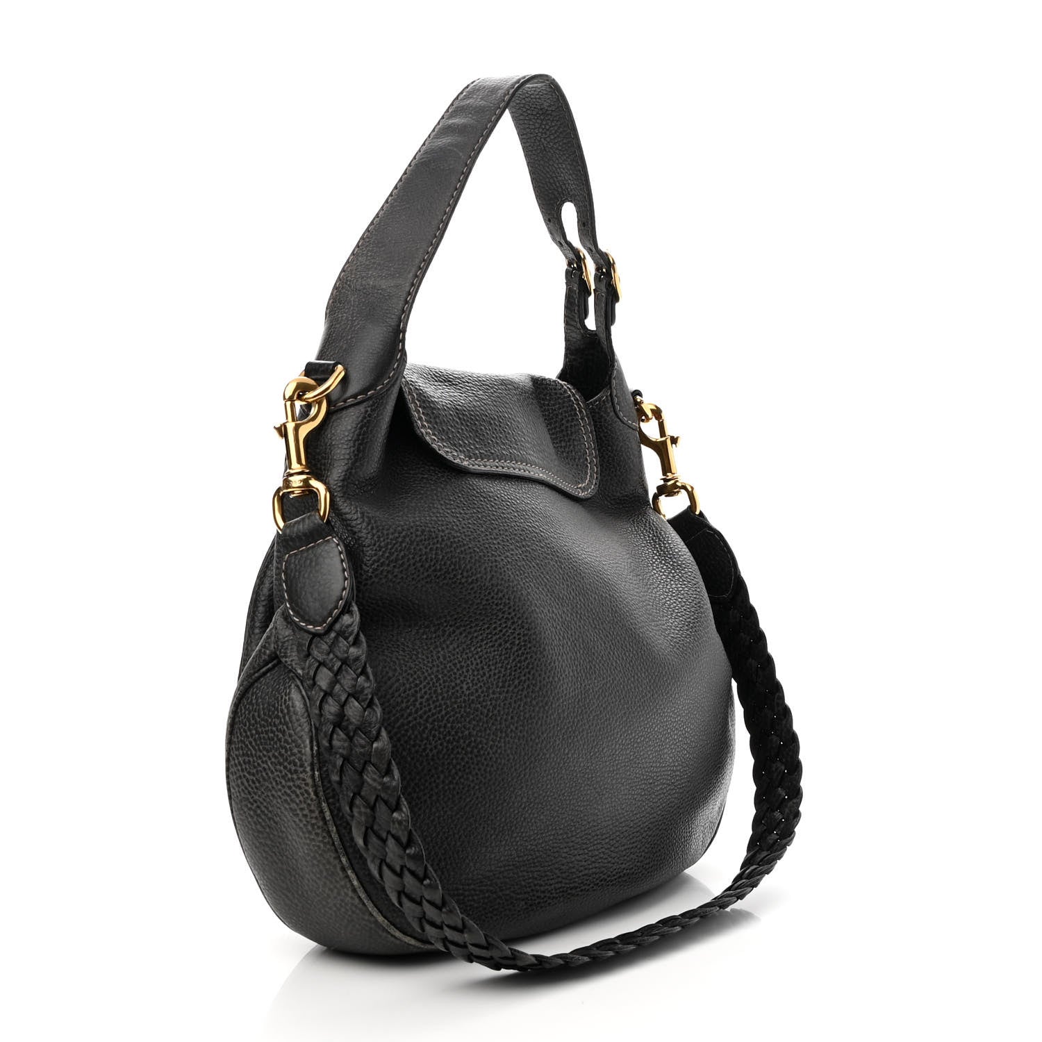 Gucci Libeccio Large New Pelham Shoulder Bag Gray 3 of 12