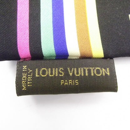 Louis Vuitton Silk Monogram Multicolor Bandeau Black 4 of 5