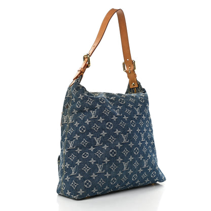 Louis Vuitton Denim Baggy GM Blue 3 of 12