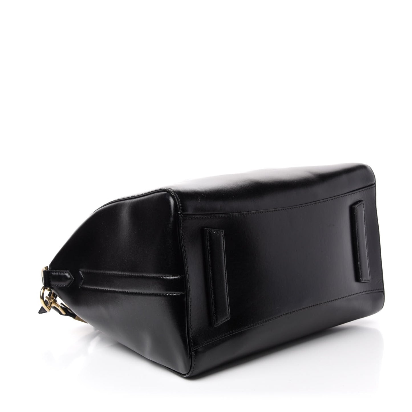 Shiny Lord Calfskin Medium Antigona Black