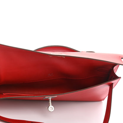 Hermes Swift Kelly Cut Clutch Pochette Vermillion 5 of 8