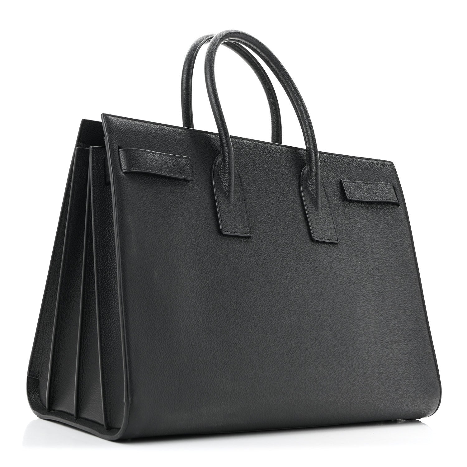 Saint Laurent Grained Calfskin Large Sac De Jour Carryall Black 3 of 15