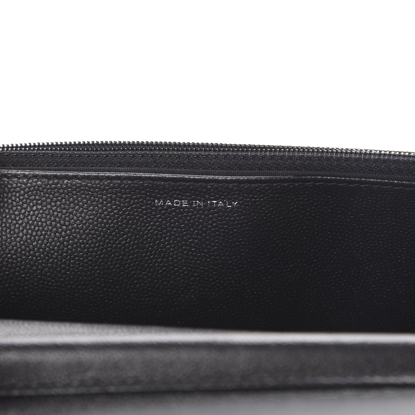 Caviar Quilted Boy Wallet On Chain WOC So Black