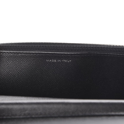 Chanel Caviar Quilted Boy Wallet On Chain WOC So Black 6 of 16