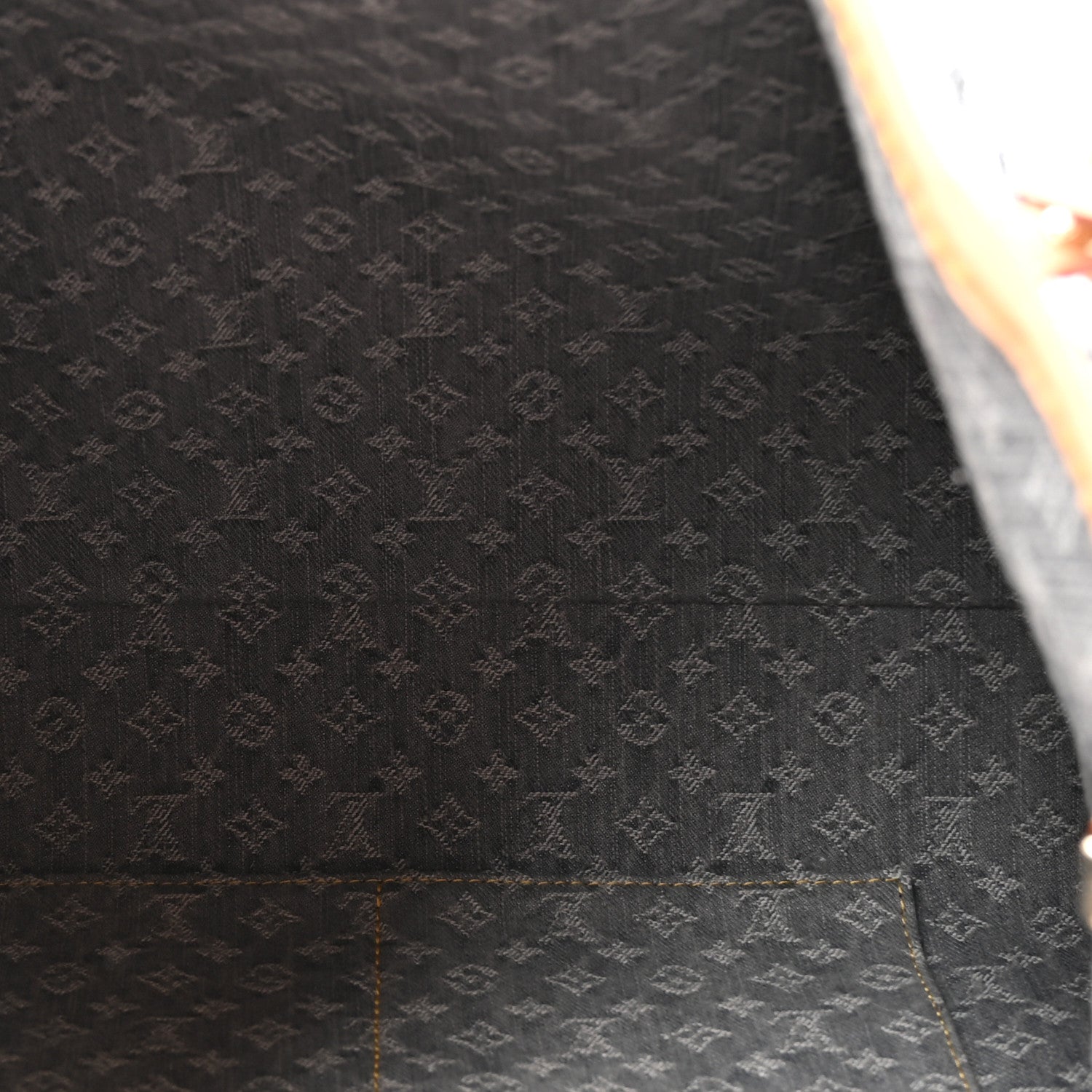 Louis Vuitton Monogram Denim CarryAll MM Washed Grey 6 of 10