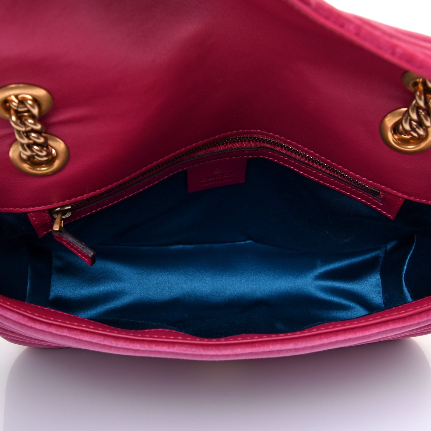 Velvet Matelasse Small GG Marmont Shoulder Bag Light Raspberry Rose