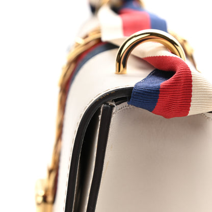 Gucci Calfskin Small Sylvie Shoulder Bag Off White 14 of 17