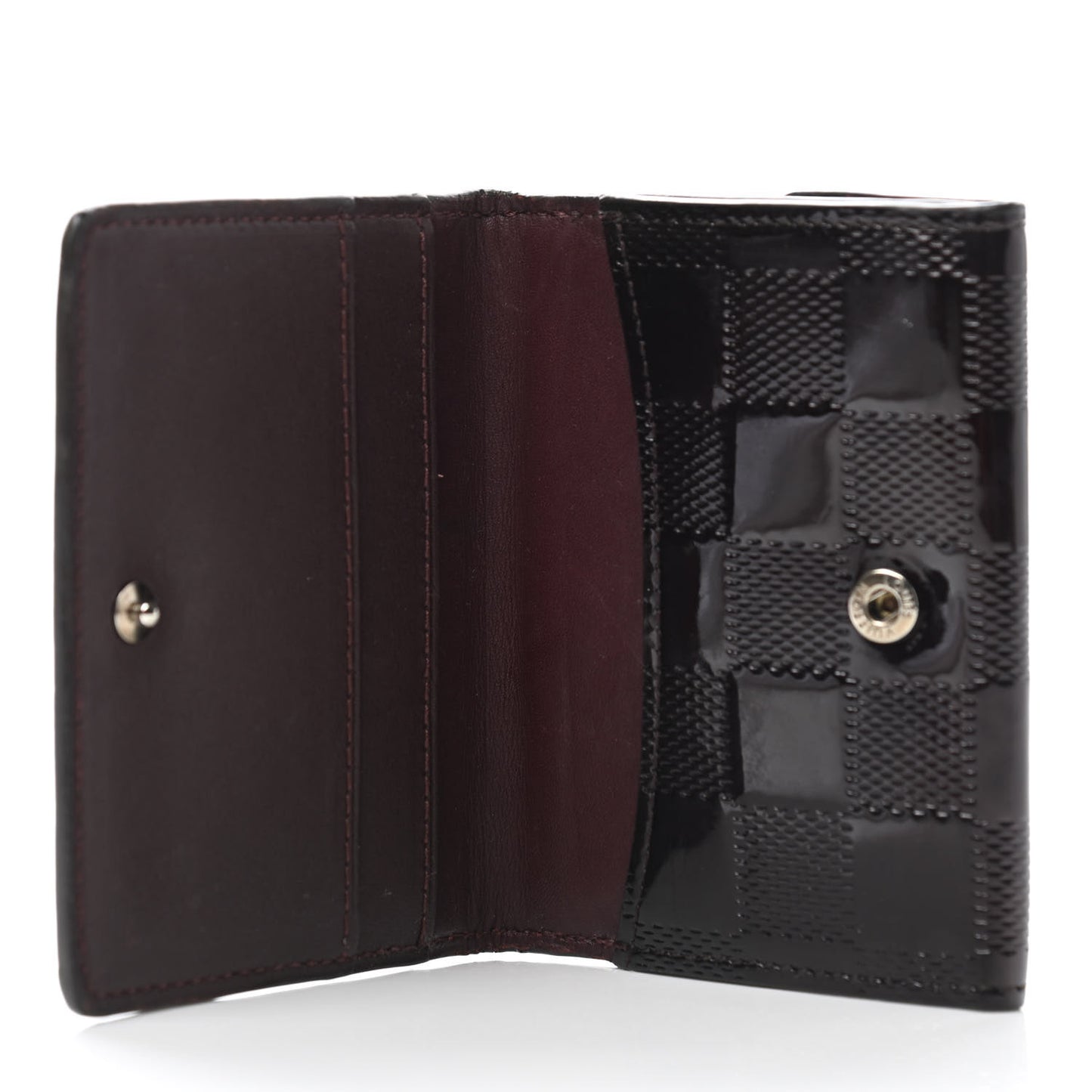 Damier Vernis Ludlow Wallet Carmine