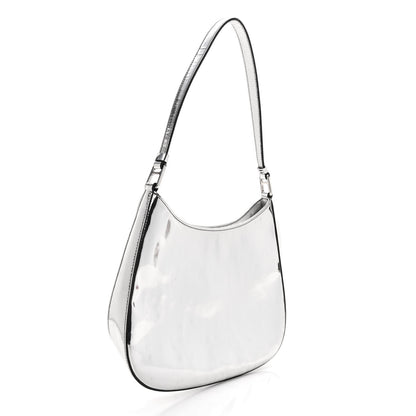 Prada Spazzolato Cleo Shoulder Bag Argento 3 of 9