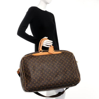 Louis Vuitton Monogram Alize 2 Compartment Luggage Travel Bag 3 of 15