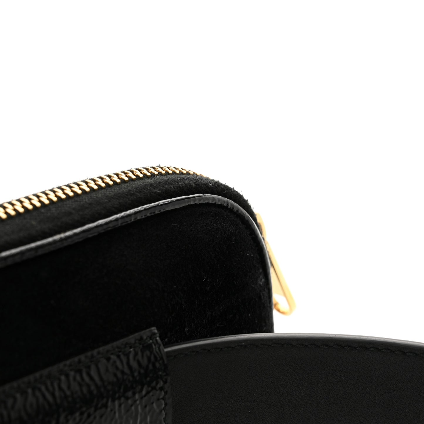 Suede Patent Ophidia Belted iPhone Case 85 34 Black
