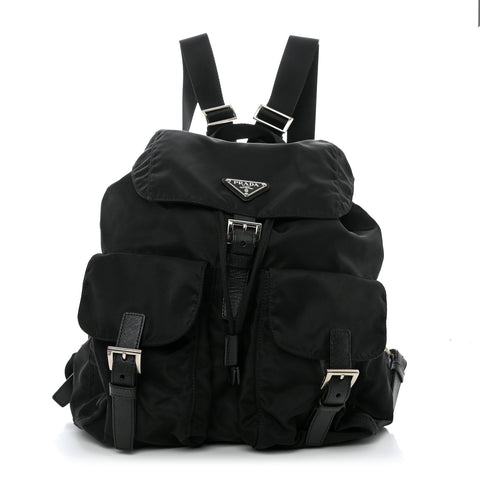 Nylon Vela Medium Backpack Black