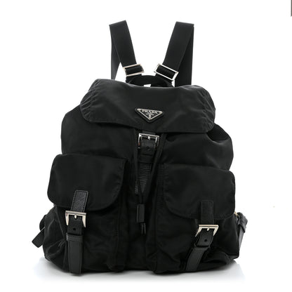 Prada Nylon Vela Medium Backpack Black 1 of 9