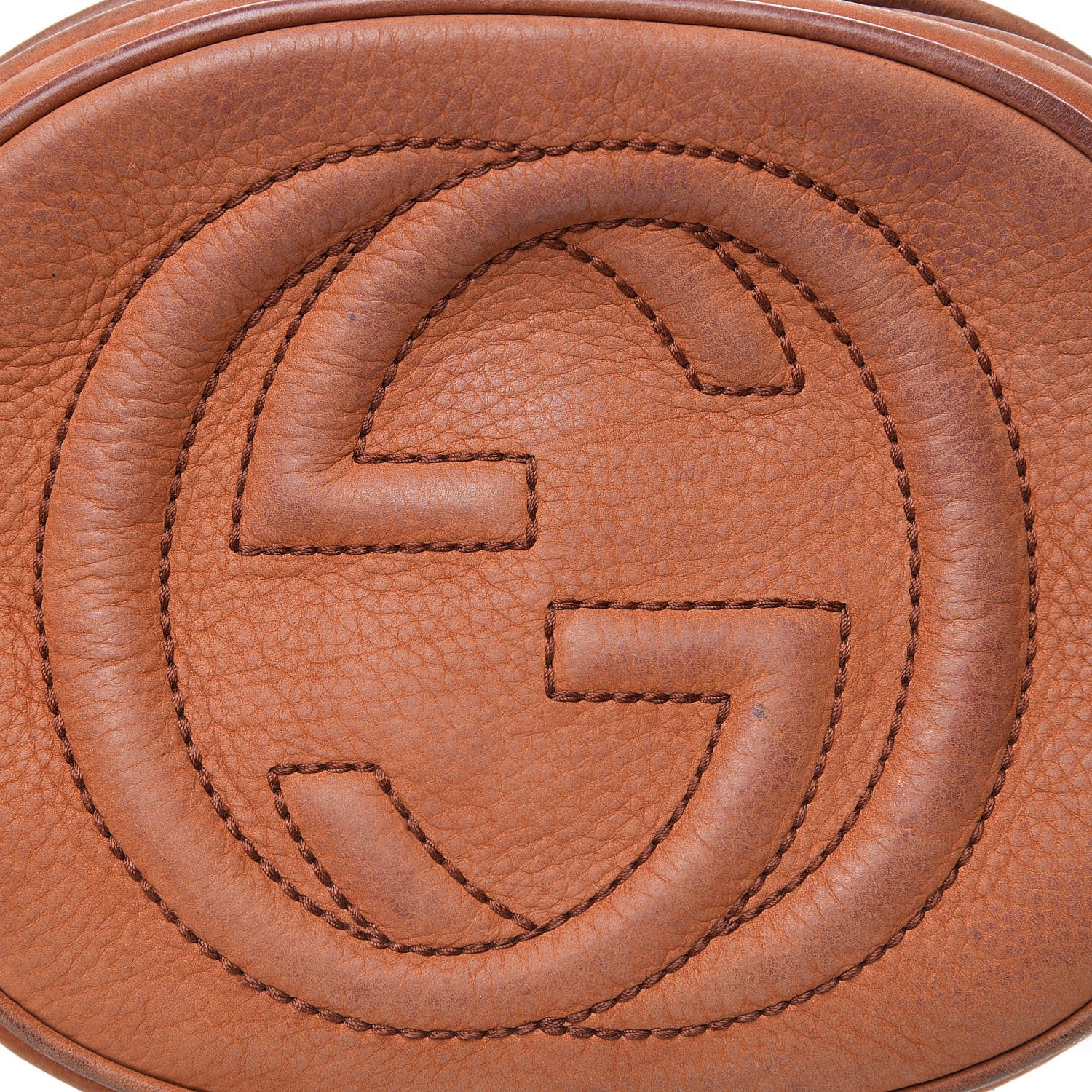 Gucci Vitello Range Mini Soho Chain Bag Old Whisky 8 of 23