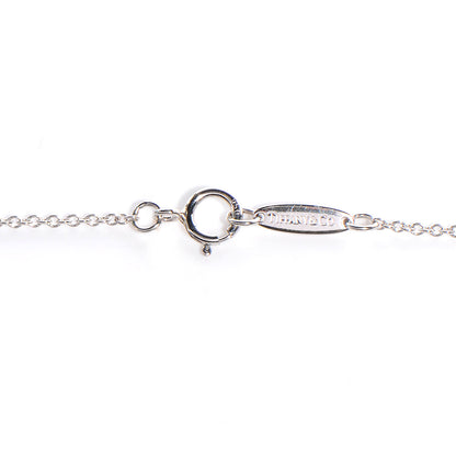 Tiffany Platinum 18K Rose Gold Diamond Vintage Lock Pendant Necklace 3 of 6