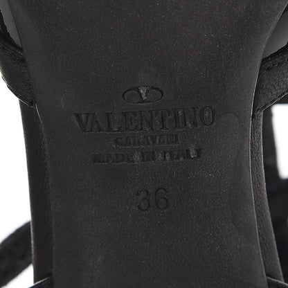 Valentino Garavani Patent Nappa Rockstud Ankle Strap 65mm Pumps 36.5 Black 5 of 7