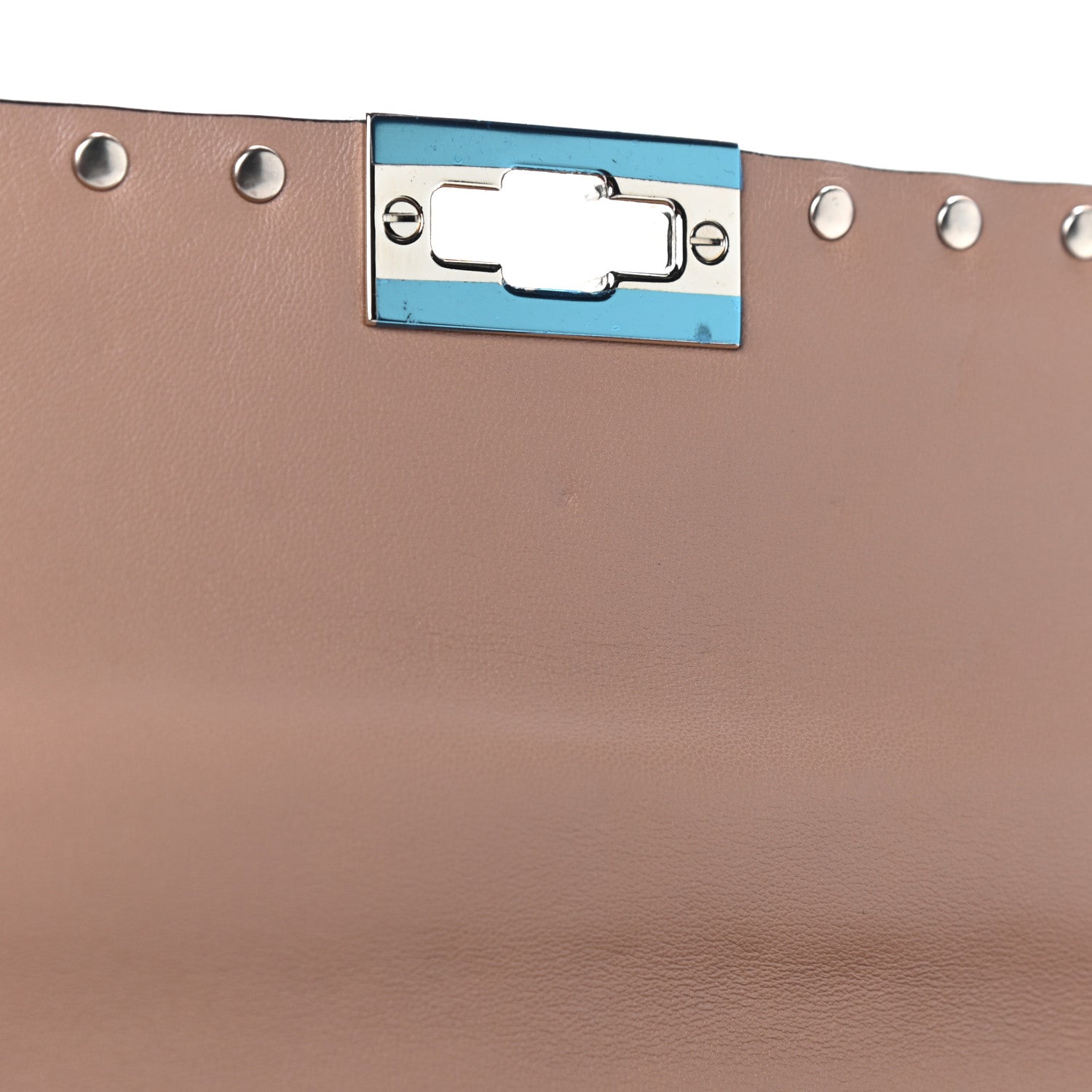 Valentino Garavani Nappa Large Rockstud Spike Shoulder Bag Soft Noisette 8 of 10