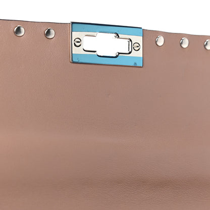 Valentino Garavani Nappa Large Rockstud Spike Shoulder Bag Soft Noisette 8 of 10