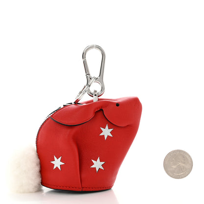 Loewe Calfskin Mini Star Bunny Charm Red 2 of 5