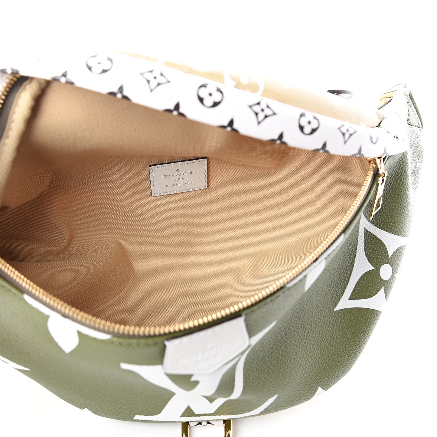 Monogram Giant Bumbag Kaki Beige