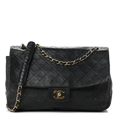 Chanel Lambskin Quilted Medium Single Flap Black 2 of 21