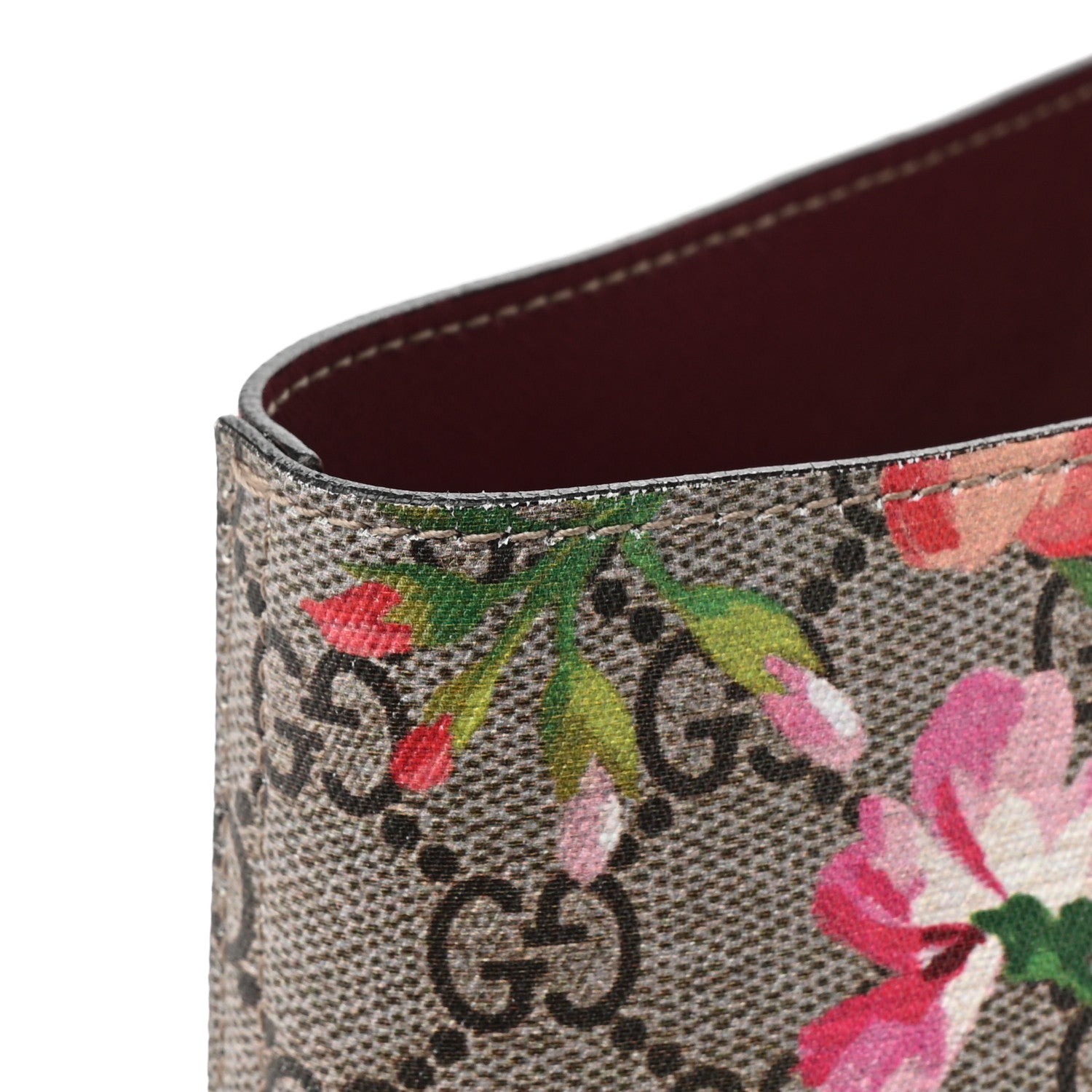 Gucci GG Supreme Monogram Blooms Small Reversible Tote Beige Multicolor Dry Rose 22 of 29
