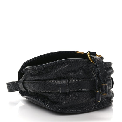 Chloe Calfskin Nano Marcie Saddle Bag Black 4 of 10