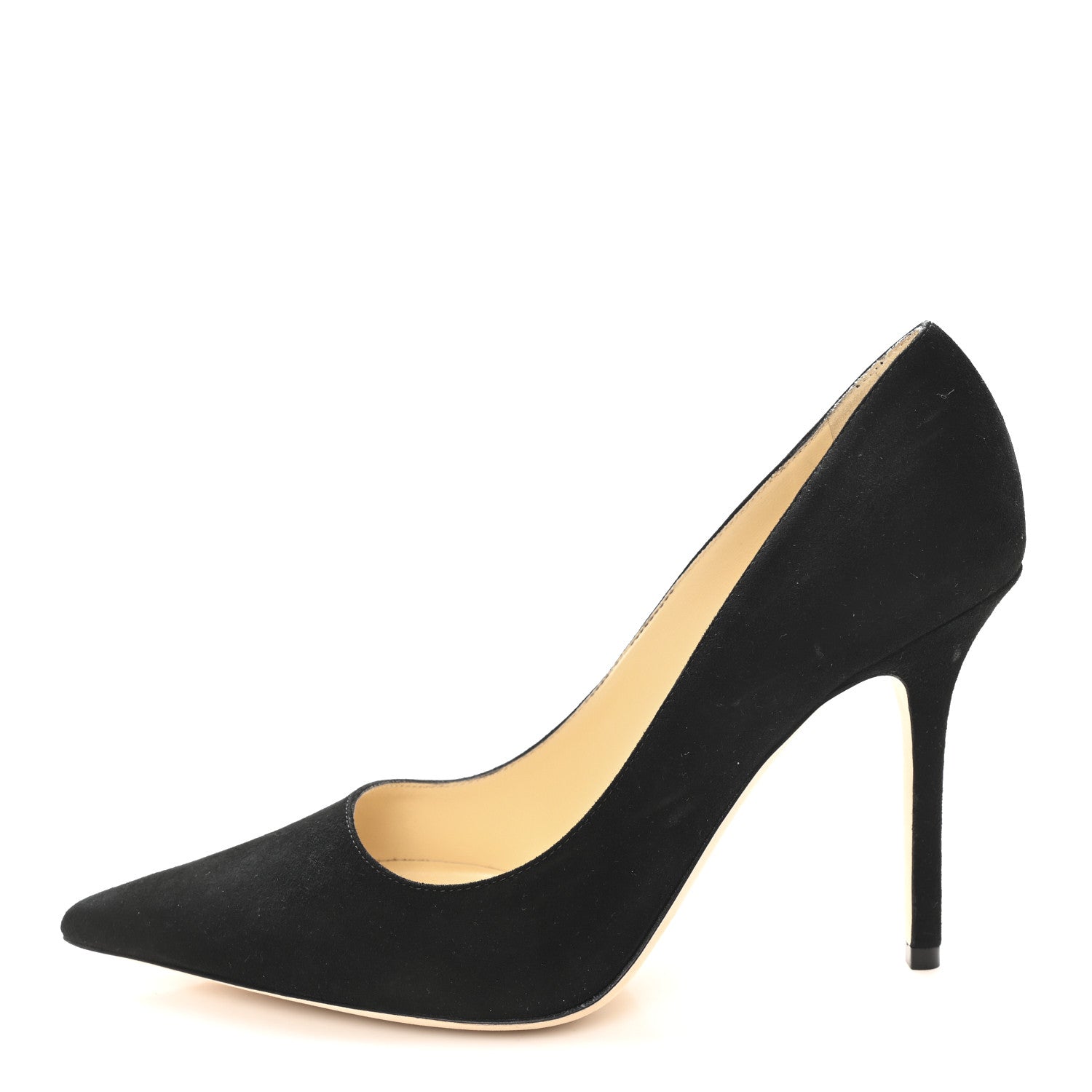 Jimmy Choo Suede Abel Pumps 37.5 Black 1 of 9