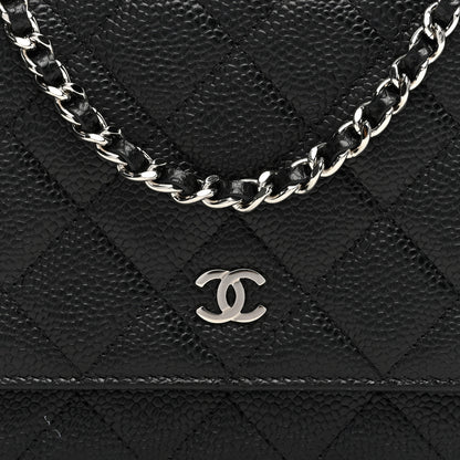Chanel Caviar Quilted Wallet on Chain WOC Black 8 of 11