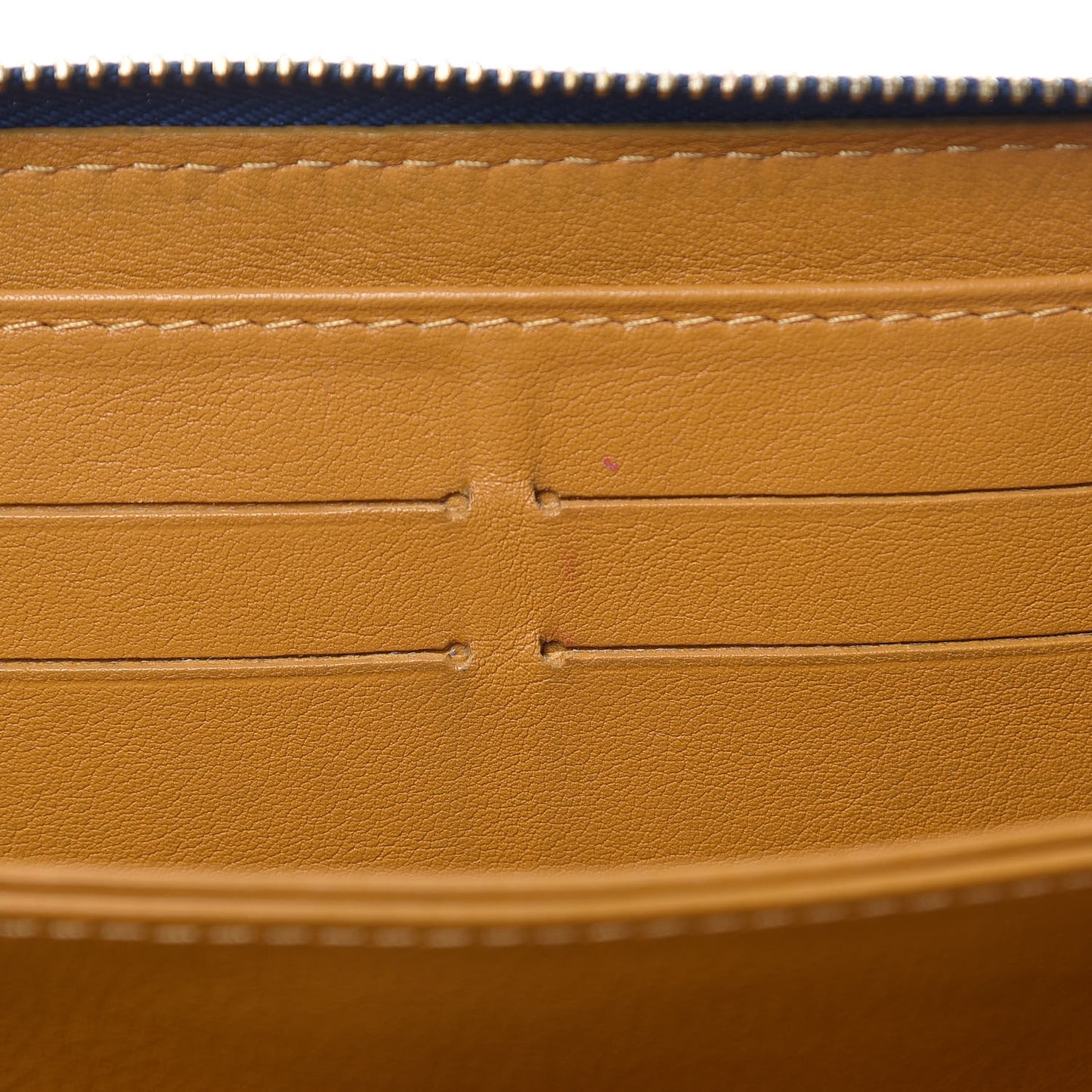 Monogram Denim Zippy Wallet Blue