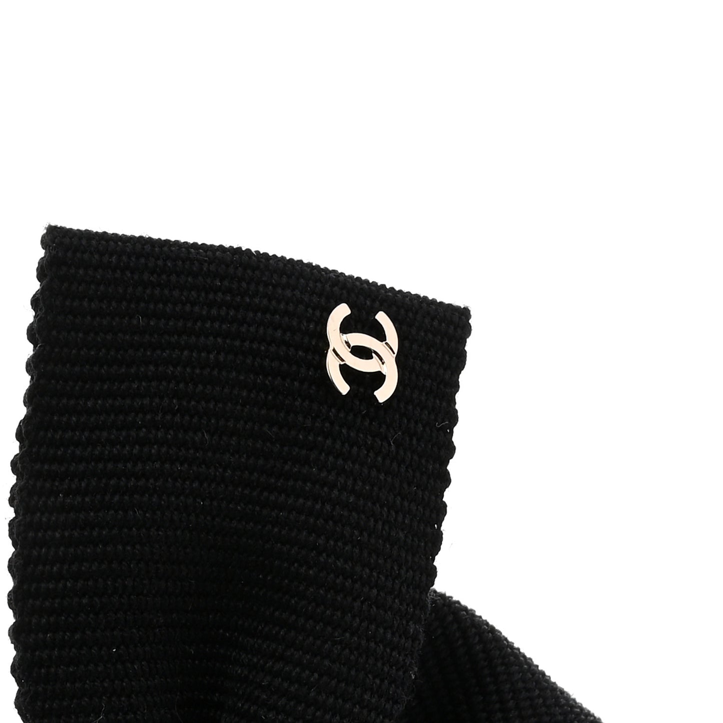 Grosgrain Bow CC Hair Clip Black