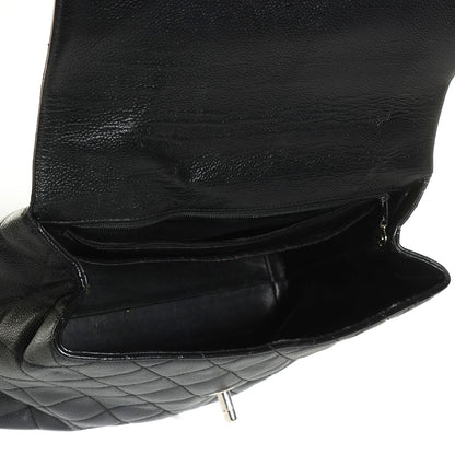 Chanel Caviar Quilted Jumbo Kelly Flap Black 5 of 9