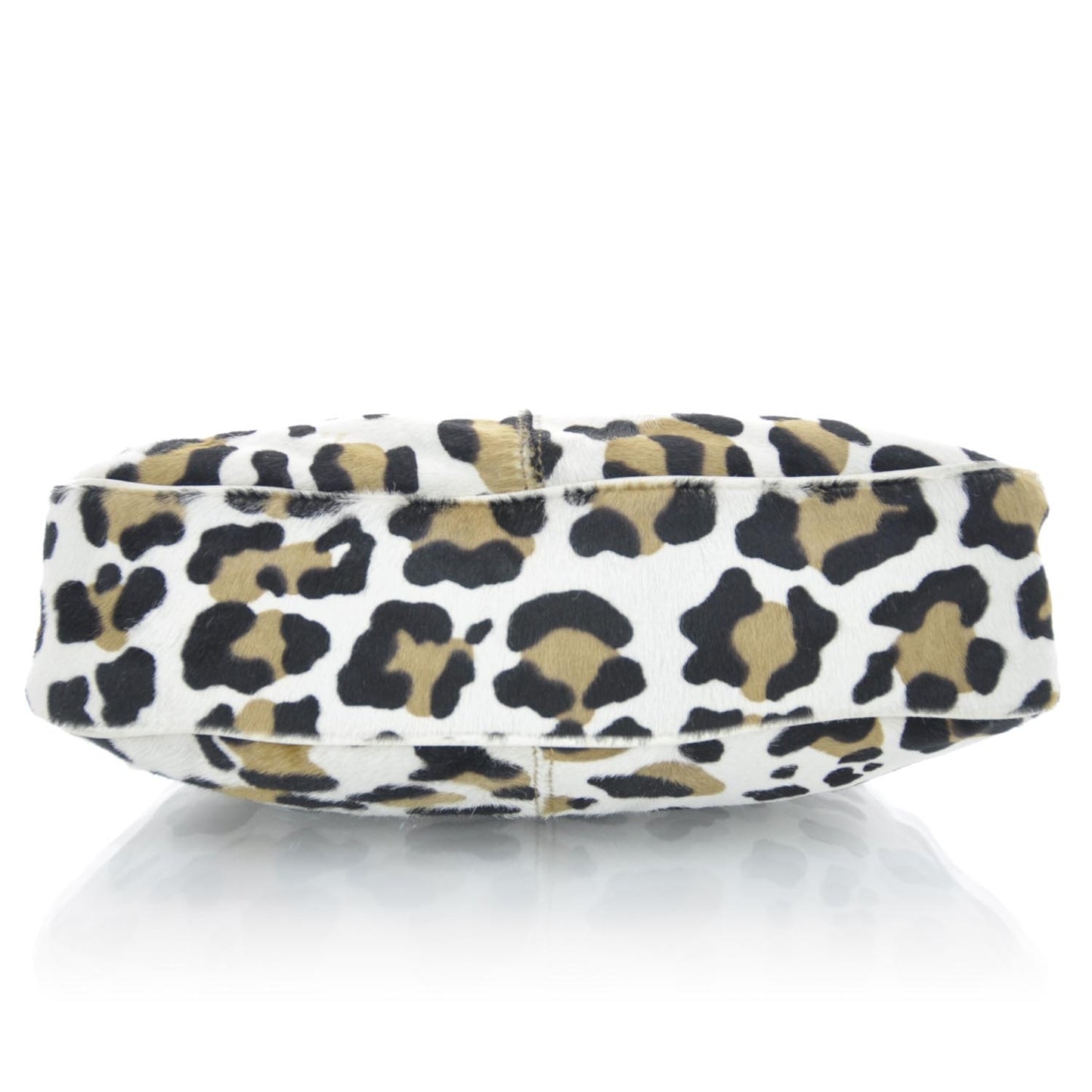 Leopard Print Pony Hair Frame Bag