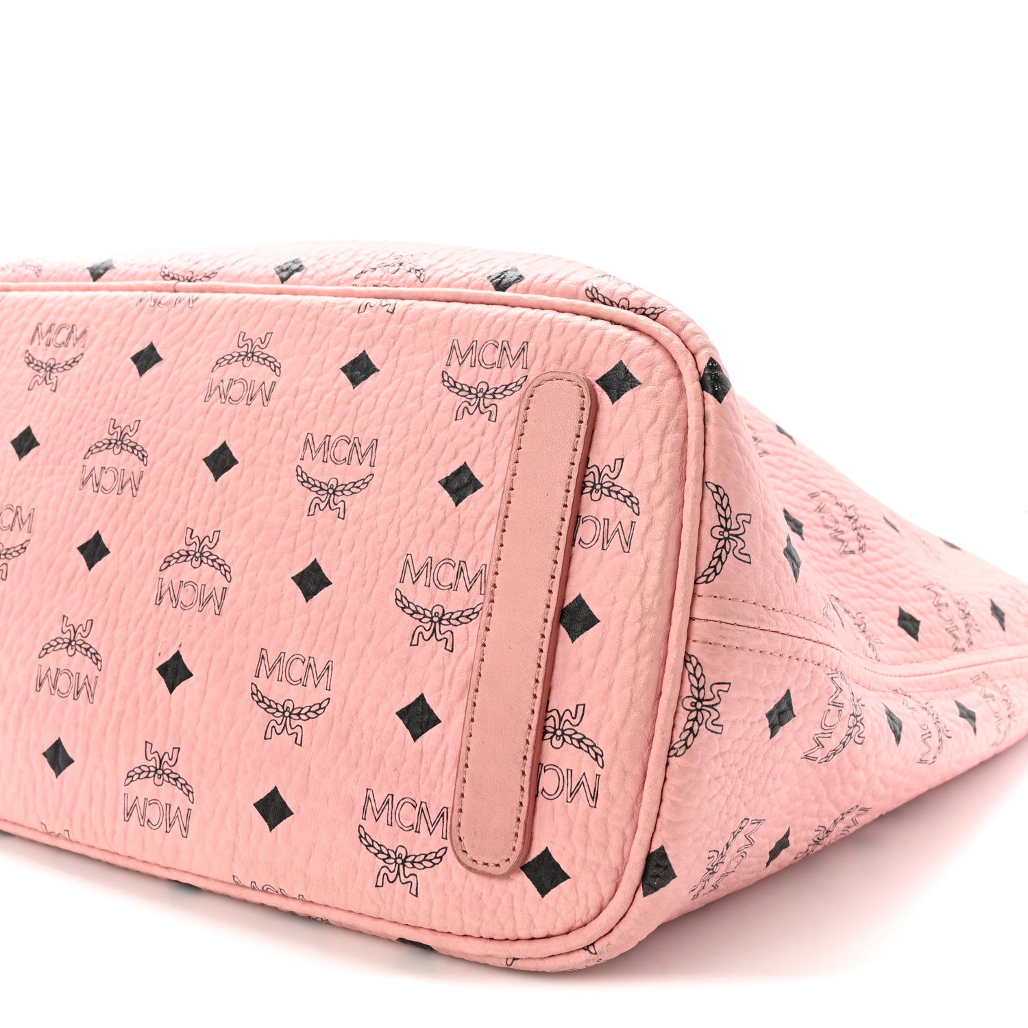 MCM Visetos Medium Liz Reversible Shopper Tote Soft Pink 10 of 10