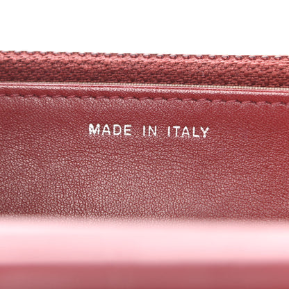 Chanel Caviar Timeless CC Wallet on Chain WOC Dark Red 7 of 12