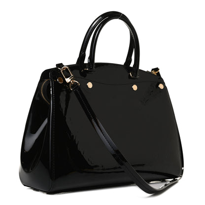 Louis Vuitton Vernis Brea MM Black 3 of 12
