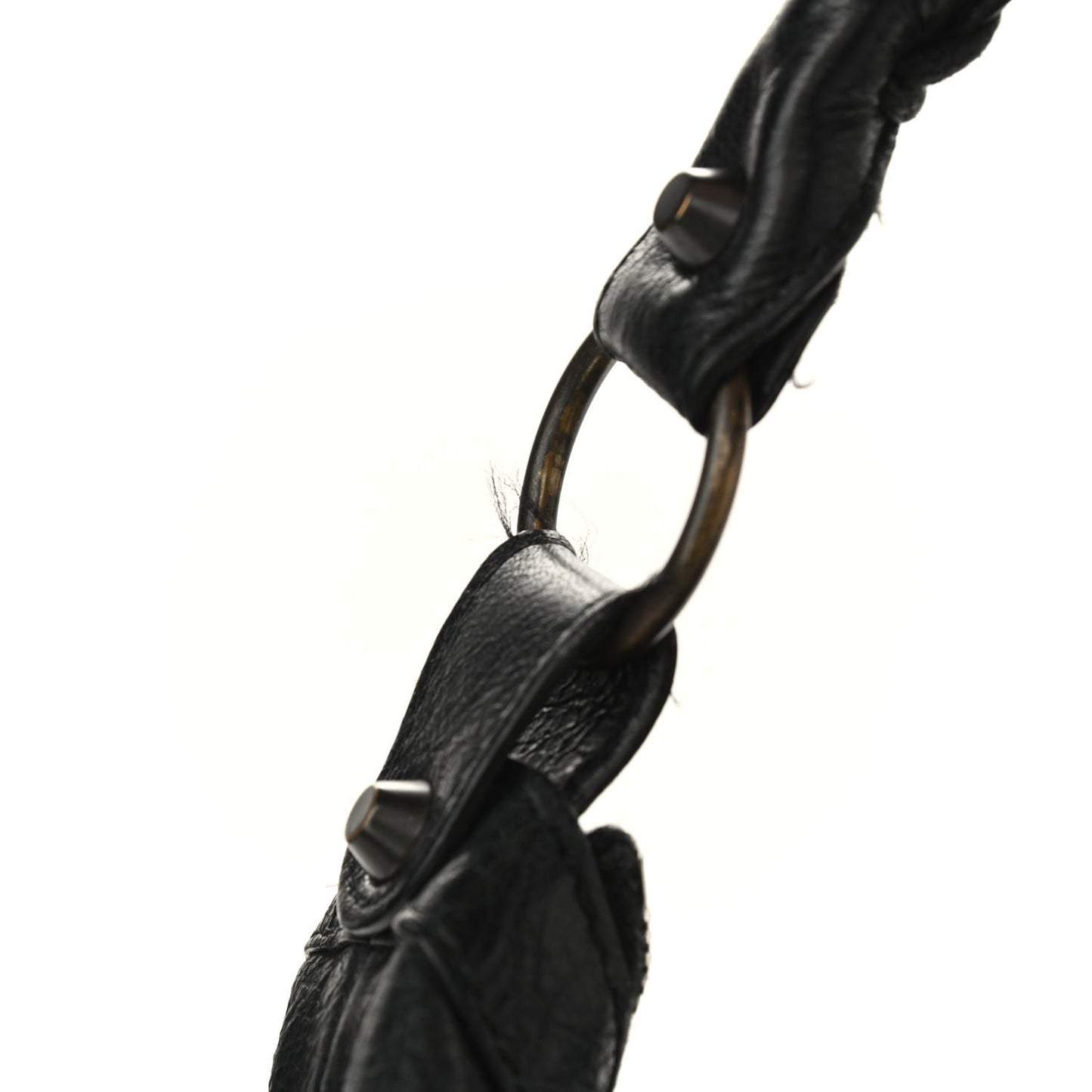 Agneau Classic Hardware Day Hobo Black