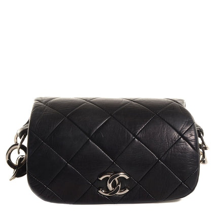 Chanel Lambskin Quilted Flap Bag Black 1 of 7