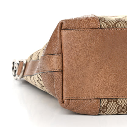 Gucci Monogram Old Libeccio Small Miss GG Hobo Beige Ebony Light Brown 7 of 9