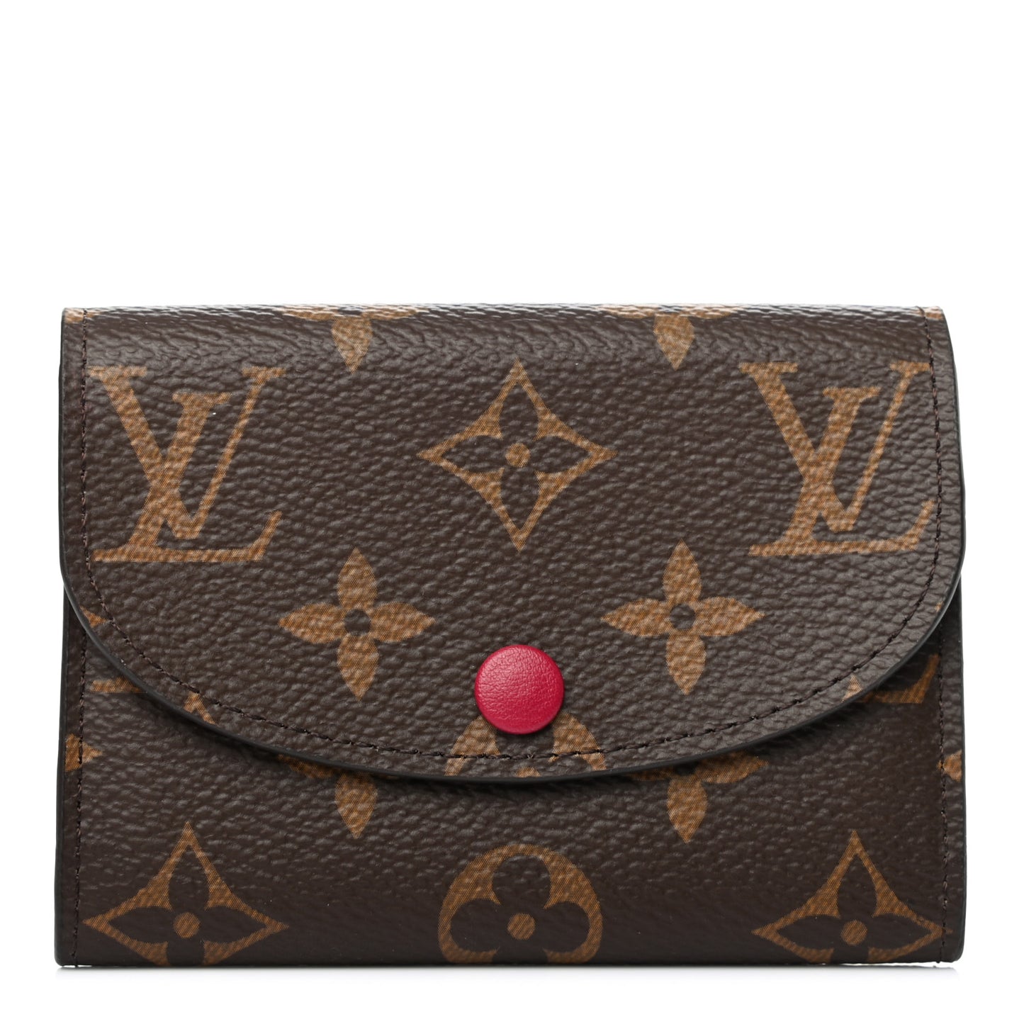Monogram Rosalie Coin Purse Fuchsia