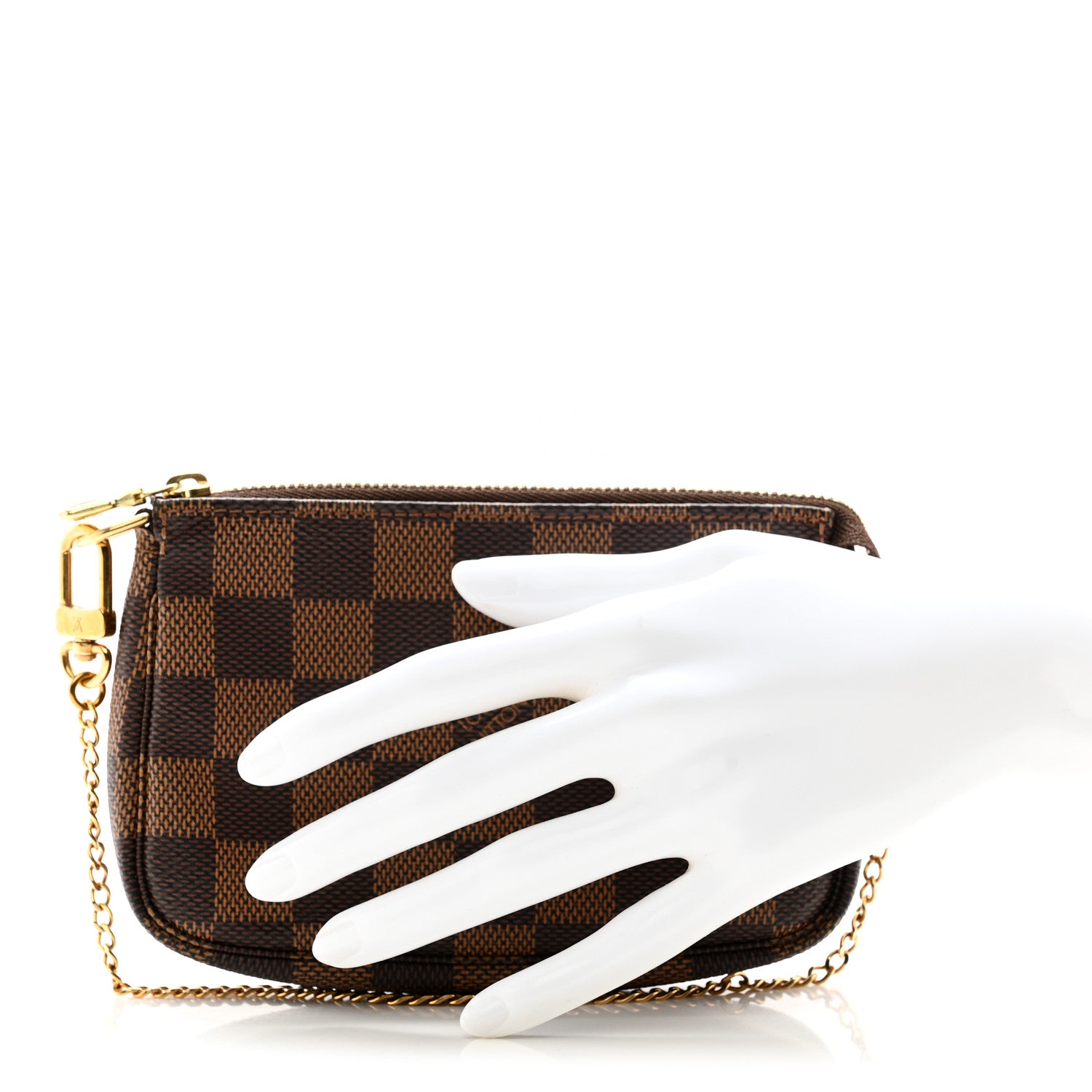 Louis Vuitton Damier Ebene Mini Pochette Accessories 2 of 7