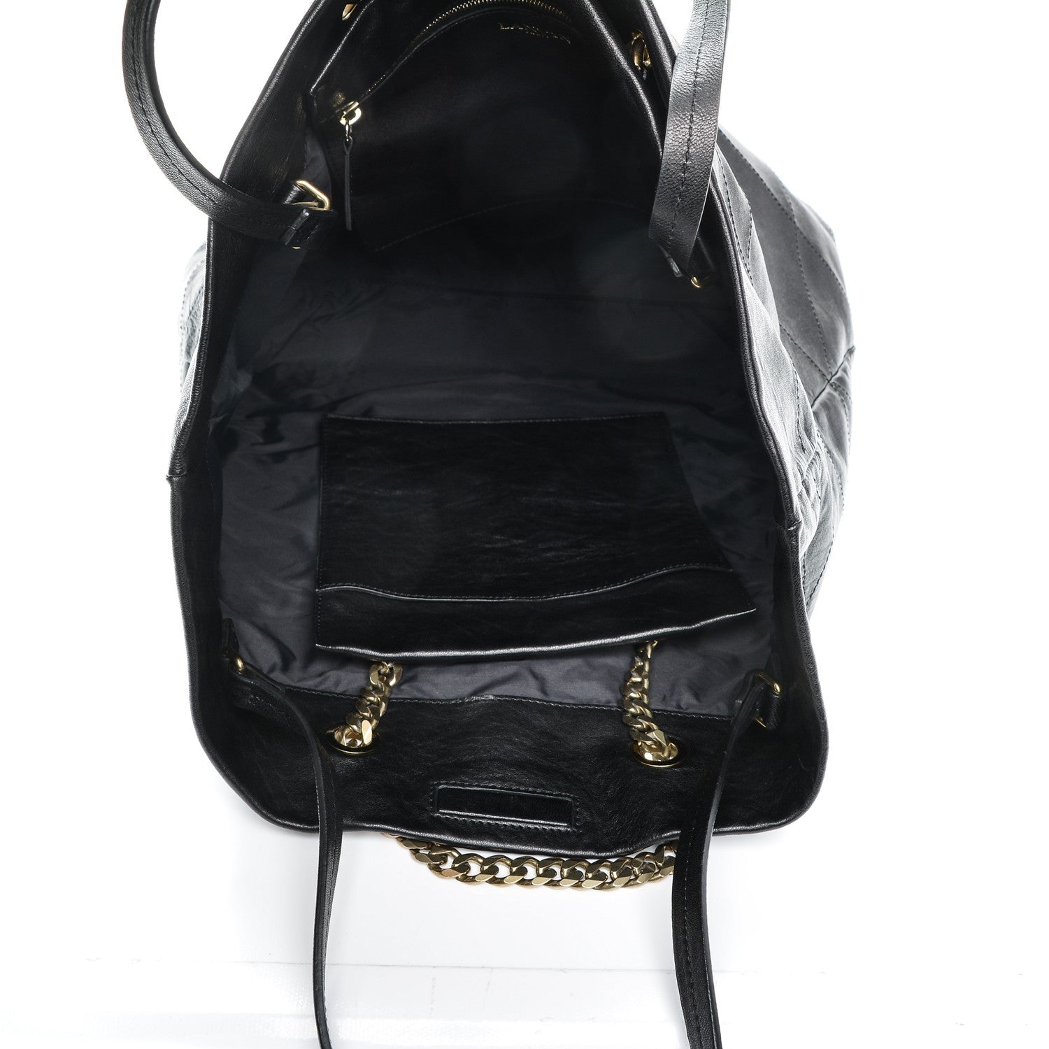 Lanvin Lambskin Quilted Carry Me Tote Black 6 of 6