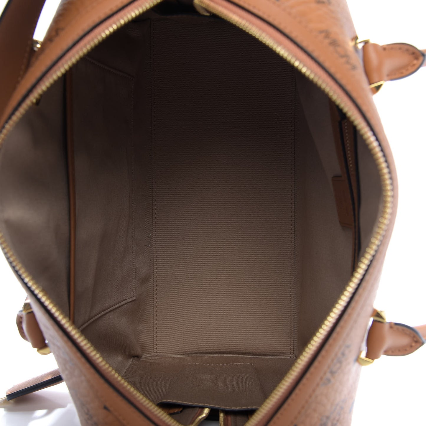 Visetos Medium Boston Bag Cognac