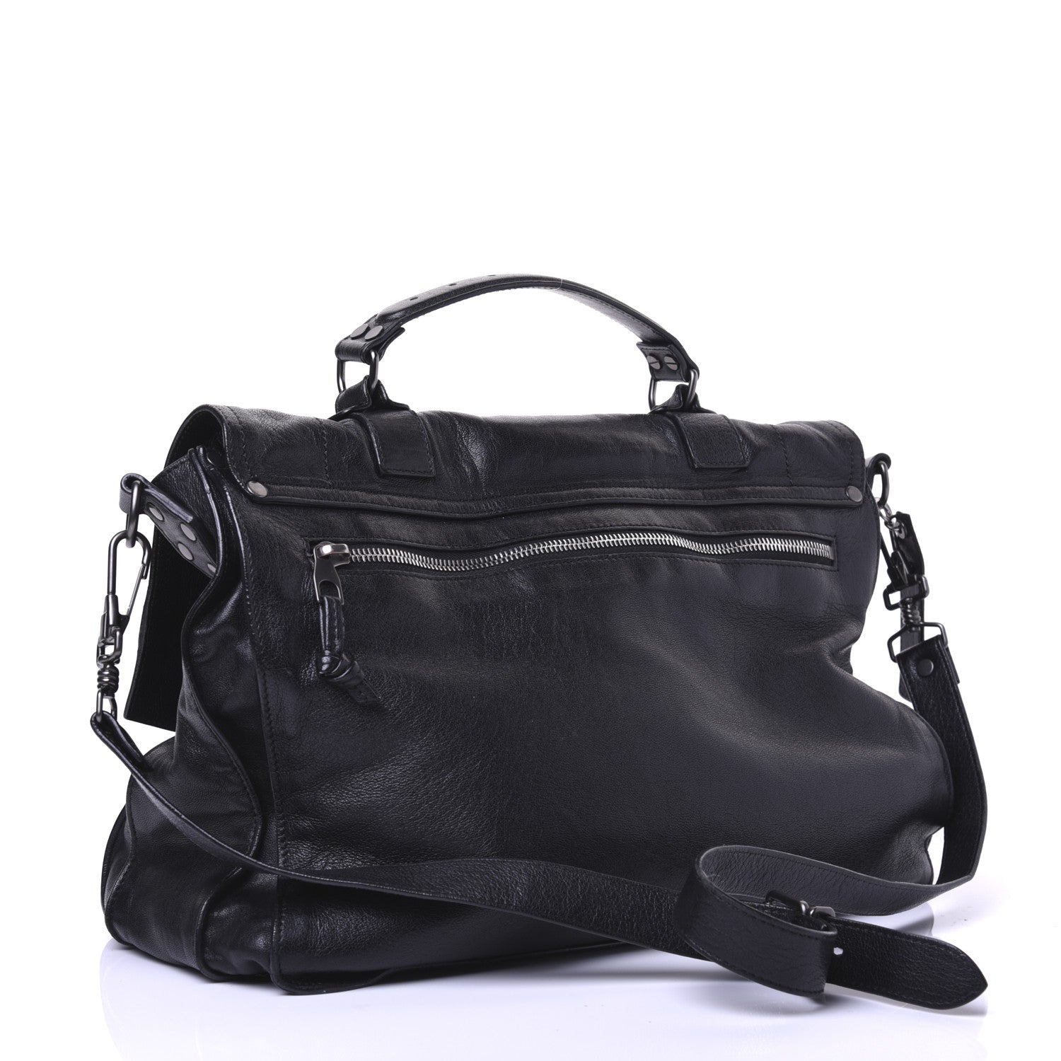 Proenza Schouler Lambskin Medium PS1 Satchel Black 3 of 13