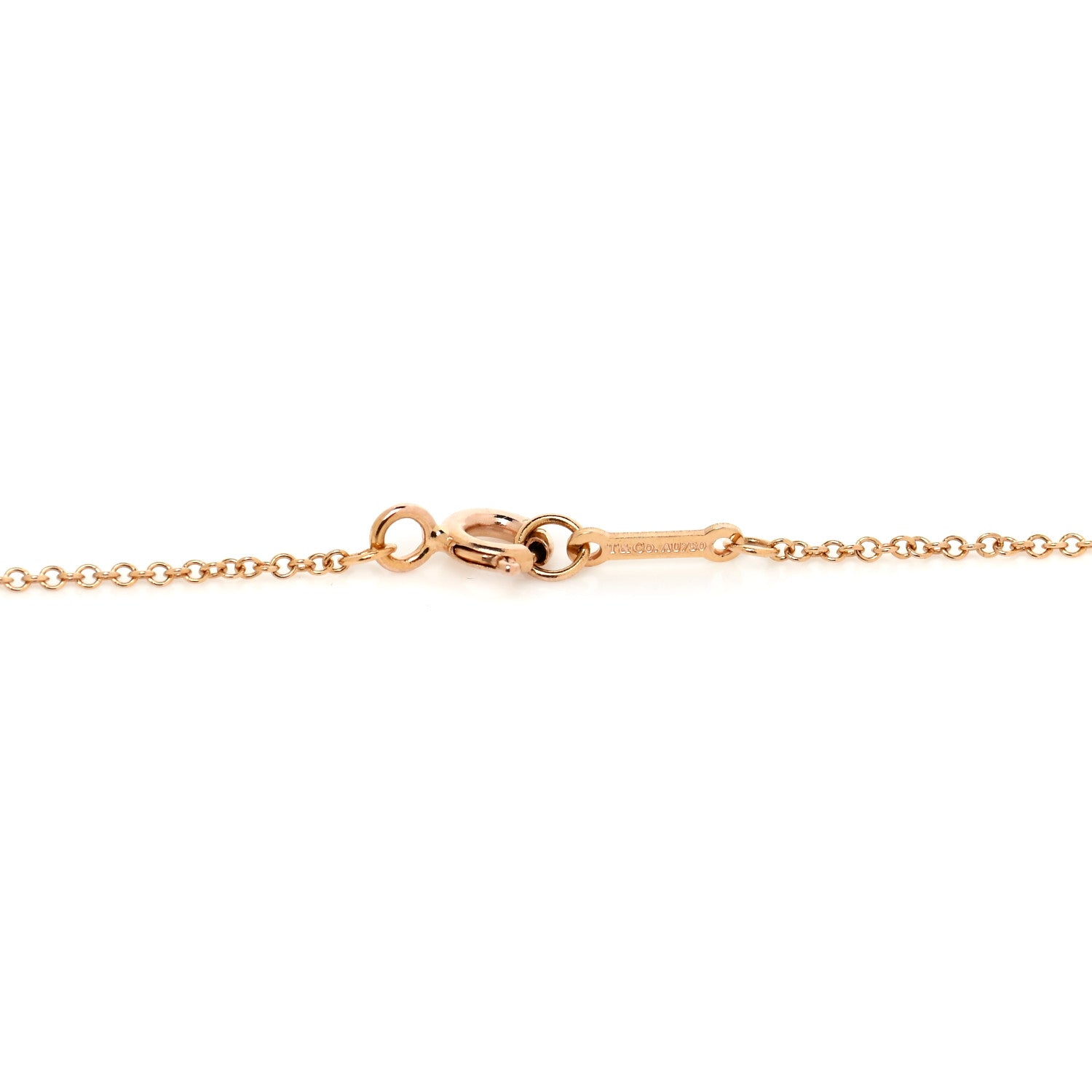 Tiffany 18K Yellow Gold Diamond Paloma Picasso Modern Heart Pendant Necklace 4 of 5