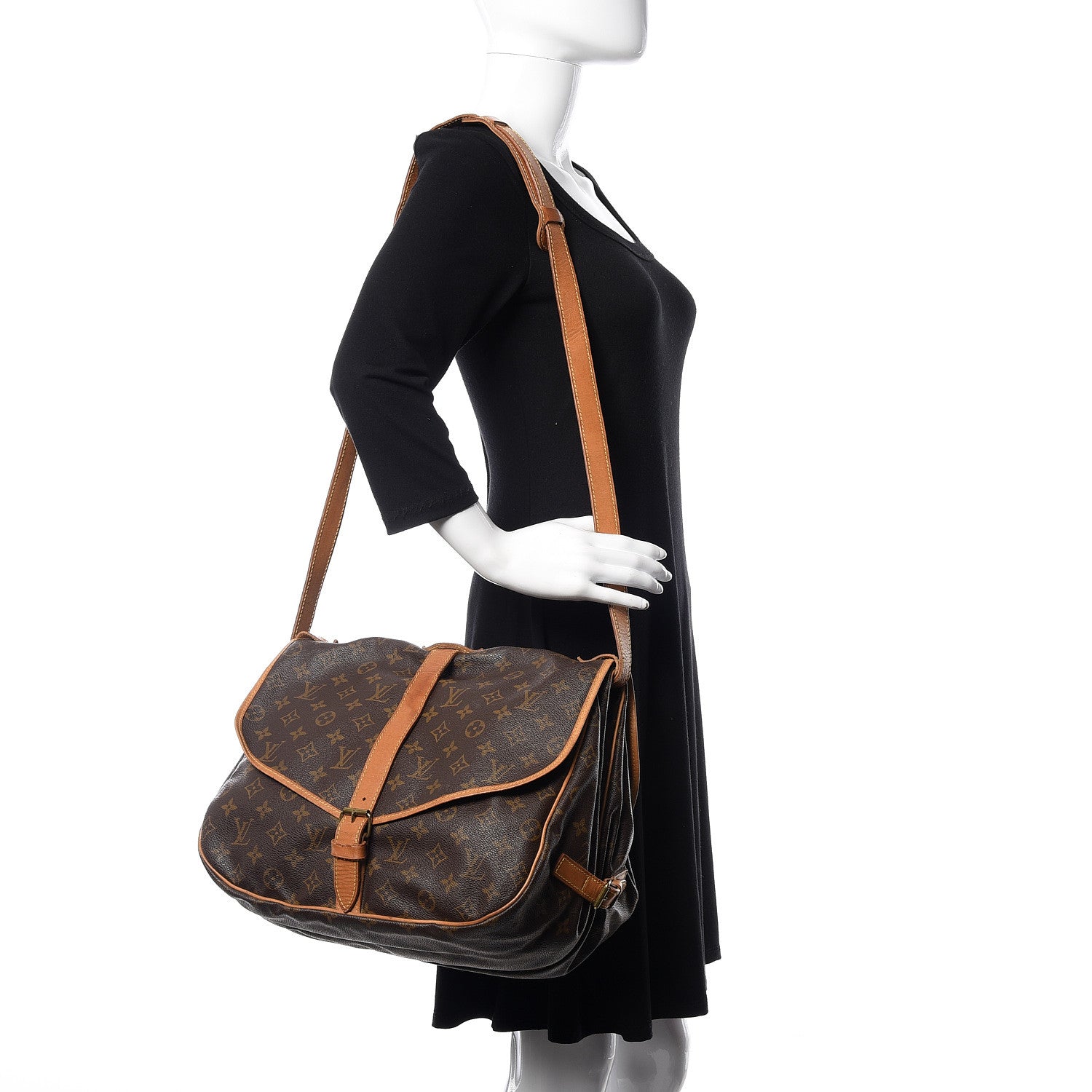 Louis Vuitton Monogram Saumur 35 2 of 17