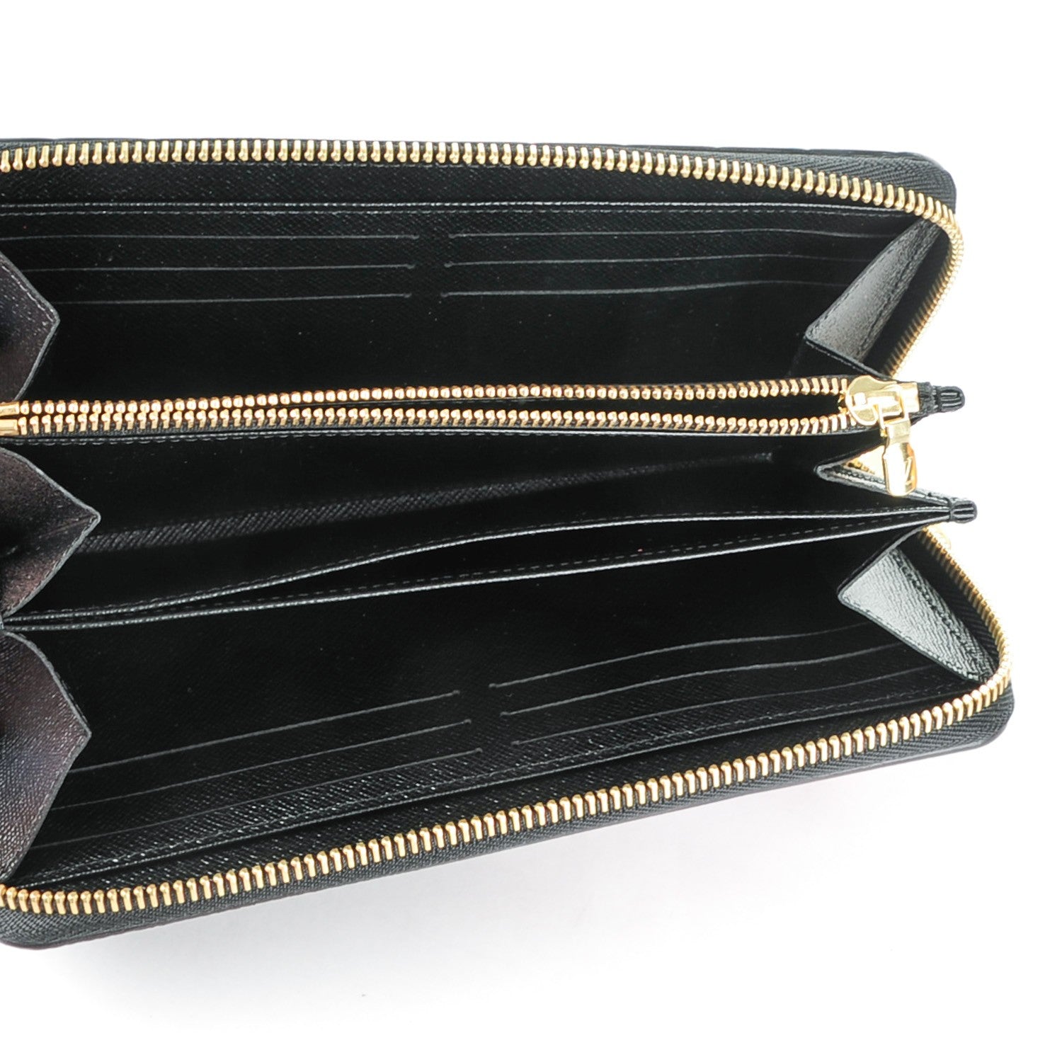 Louis Vuitton Epi Zippy Wallet Black 5 of 7
