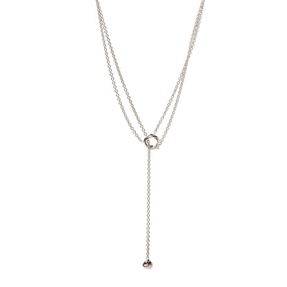 Cartier 18K Pink Yellow White Gold Baby Trinity Pampilles Necklace 1 of 5