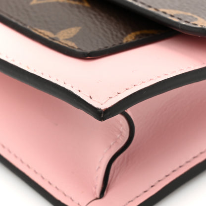 Louis Vuitton Monogram Flore Chain Wallet Rose Ballerine 9 of 15